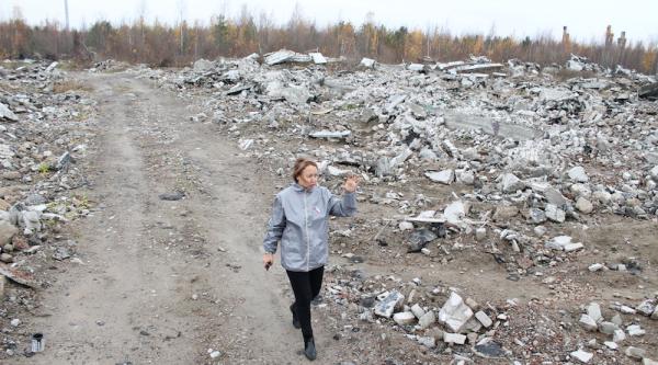 В Северодвинске выявили крупную несанкционированную свалку