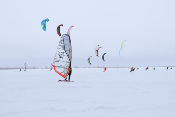 Главные региональные зимние старты по парусному спорту состоялись в Архангельске