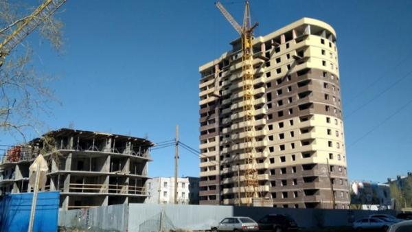 На фото: ход строительства ЖК «Гармония» в Архангельске На фото: ход строительства ЖК «Гармония» в Архангельске