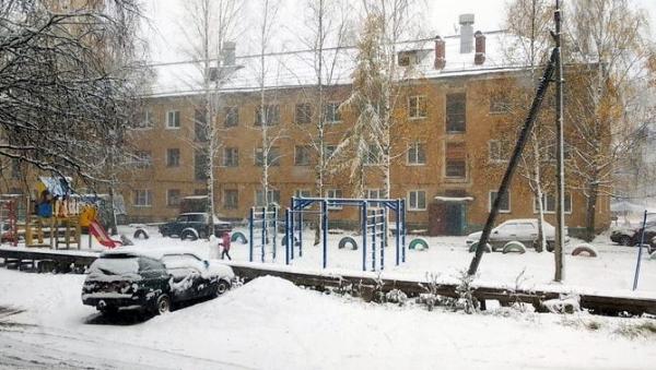 Снегопады прошли в большинстве районов Архангельской области
