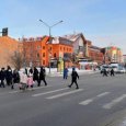 На главной улице Архангельска появился еще один пешеходо-ориентирванный перекресток