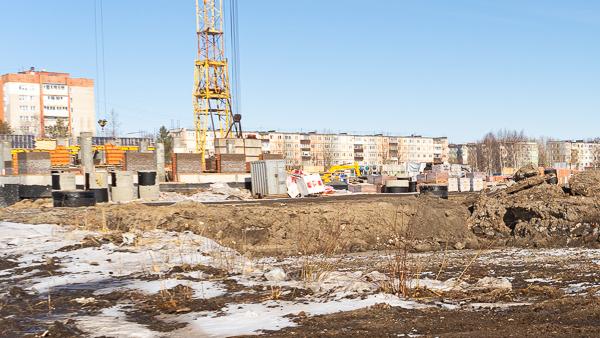 На фото: ход строительства 4-й очереди ЖК «Квартал 100» в Северодвинске