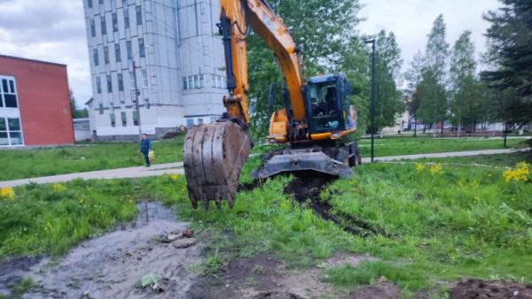 В Соломбале устранили аварию на сетях: из-за этого несколько районов были без воды