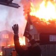 Ночью на Краснофлотском разгорелся серьезный пожар в районе дач