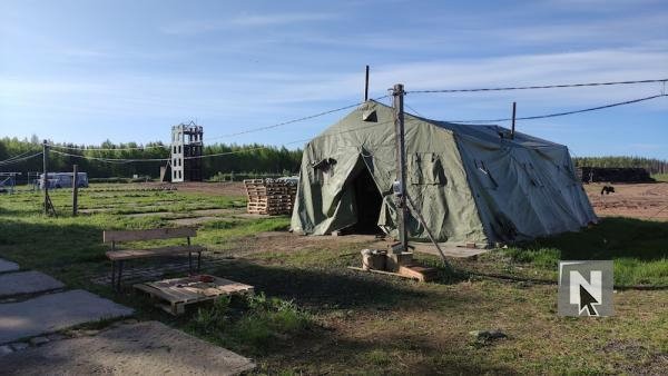 На фото палаточный лагерь добровольцев. News29.ru