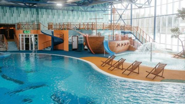 Так выглядит аквапарк в Онеге. Фото: Центр семейного водного отдыха «Апельсин»
