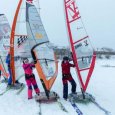 Архангельские яхтсмены открыли новый сезон зимнего парусного спорта
