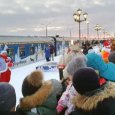 На архангельский вокзал прибыл сказочный поезд Деда Мороза