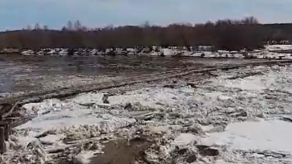 Видео: ледоход снес деревянный мост на юге Архангельской области