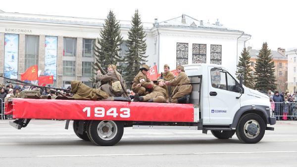 Военная техника прошлась в День Победы по улицам Северодвинска и Устьянской земле