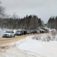 Крупные автозаторы наблюдаются местами в Поморье из-за отсутствия ледовых переправ