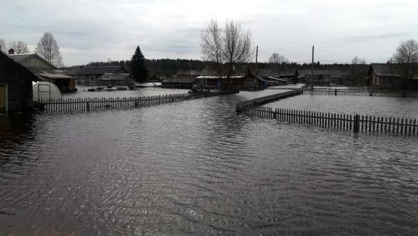 В Вельском районе более 200 домов могут быть подтоплены в результате паводка
