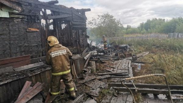 Пенсионер пострадал в результате пожара около Новодвинской крепости