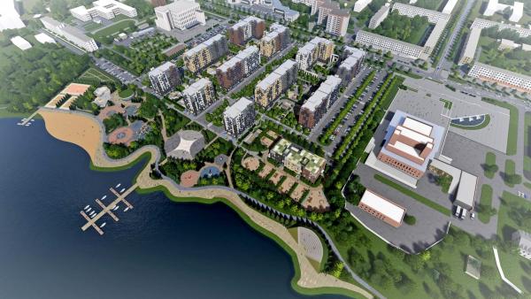 Объявлен конкурс на разработку концепции парка на берегу озера Театральное