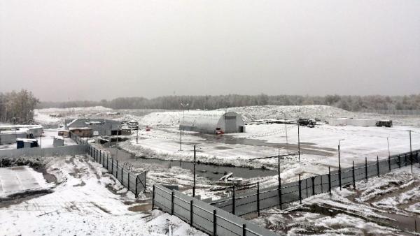 В Ленском районе Архангельской области выпал первый снег