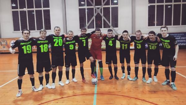 «Армида» третий год подряд стала чемпионом Поморья по мини-футболу