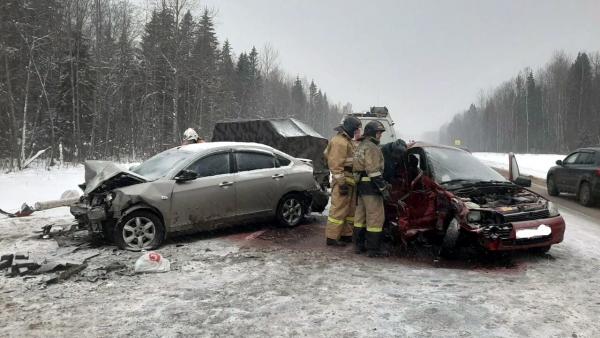 Житель Архангельской области погиб в ДТП на трассе в Вологодской области