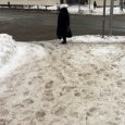 Из-за оттепели тротуары Архангельска «тонут» в снежной каше