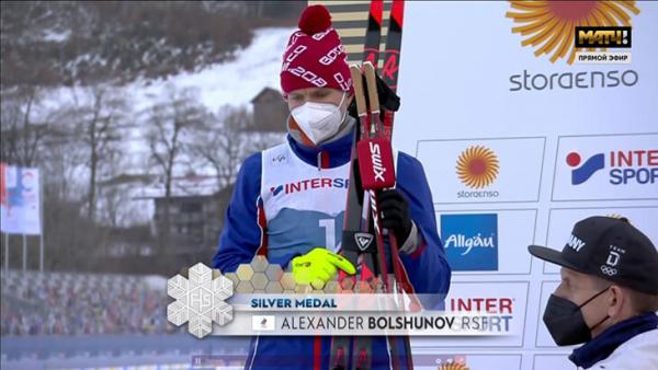 Александр Большунов лидирует по числу медалей на чемпионате мира по лыжным гонкам