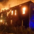 Как сводки с фронта: в переулке Водников ночью горел деревянный дом