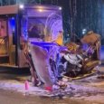 Один человек погиб, четыре пострадали в массовом ДТП в Архангельске