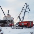 На солобальской судоверфи в Архангельске горело утилизируемое судно: все обошлось
