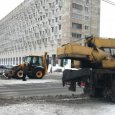 В Архангельске из-за энергетиков вновь перекрыли участок дороги у «высотки»