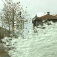 Фотофакт: утром на Архангельск обрушилась метель