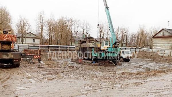 На фото: ход строительства ЖК «Парк» в Северодвинске