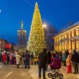 В Архангельске зажглись огни на первой новогодней ёлке