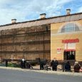 Реставрация фасадов Гостиных дворов в Архангельске выполнена на 60%