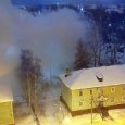 В Архангельске ночью горел банный комплекс «Форт Нокс»