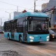 Колонна новых низкопольных автобусов проехалась по архангельским улицам