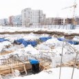 На жилом комплексе «Аквилон NEO» в Северодвинске ведется устройство ростверка